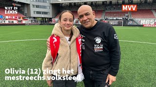 OLIVIA 12 ZINGT HET MESTREECHS VOLKSLEED ❤️🤍 [upl. by Carrick]