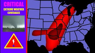 The November 4 2024 Tornado Outbreak As It Unfolded Live [upl. by Odlaw]