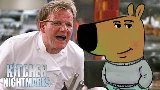 when gordon curses the st out of me but im literally just a chill guy  Kitchen Nightmares [upl. by Notaes]