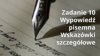 Język angielski matura pisemna na poziomie podstawowym Wypowiedź pisemnaWskazówki szczegółowe [upl. by Sidoon]