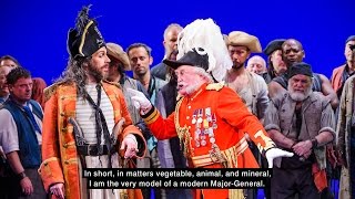 MajorGenerals Song from The Pirates of Penzance  live and with lyrics [upl. by Cohbath]