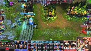 CA vs T8  2014 NA CS Summer Playoff Finals G4 [upl. by Habeh180]