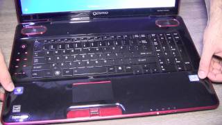 Toshiba Qosmio x500 x8310 gaming laptop hands on spec rundown and boot [upl. by Teteak781]