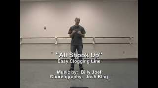 All Shook Up  Easy clogging routine walkthrough choreography by Josh King [upl. by Carthy]