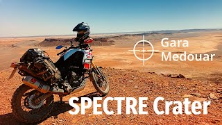 SPECTRE Crater and Erg Chebbi Dunes in the Sahara Desert Morocco Solo ADV Motorcycle S1 Ep5 [upl. by Fern]