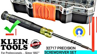 KLEIN TOOLS 32717 Precision Screwdriver Set Review [upl. by Atse]