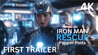 Tony Stark destroy his suits for Pepper Potts after Extremis attack 🔥🥶shorts ytshorts marvel [upl. by Araldo]