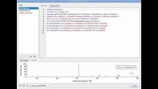 Profex XRD Importing Structure Files [upl. by Yentterb]