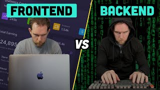 Frontend vs Backend Software Development  Which should you learn [upl. by Anirtal]