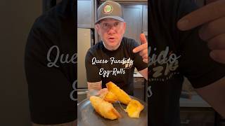 ￼Queso Fundido Egg Rolls mexicanfood oaxaca easyrecipe cheese appetizer foodvlog costco gbd [upl. by Ekoorb]