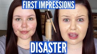 THE WORST FOUNDATION IVE TRIED  First Impressions FAIL [upl. by Richma344]