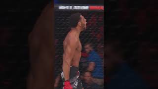 AJ McKee with the explosive finish 💥 MMA Bellator Shorts [upl. by Rockafellow]