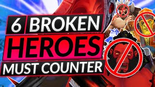 How to COUNTER the 2 MOST BROKEN HEROES of EVERY ROLE  Dota 2 Meta Guide [upl. by Skerl]