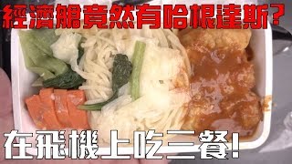 【Joeman】在飛機上吃三餐！新航經濟艙竟然有哈根達斯？ [upl. by Eicrad]