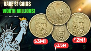 Rare Presidential 1 Coins Worth Millions Hidden Treasures from Washington to Cleveland [upl. by Ytima]