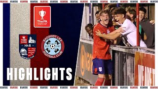 FA YOUTH CUP HEARTBREAK  HR FC U18 V BADSHOT LEA U18  FA YOUTH CUP 2425 HIGHLIGHTS [upl. by Ayim]