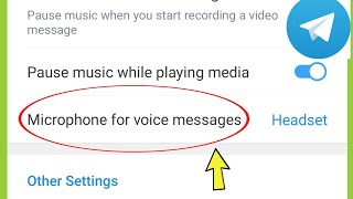 Telegram  Microphone for voice messages  BuiltIn amp Headset if connected [upl. by Sirk671]