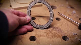 Making of a Maccaferri gypsy jazz guitar  Part 2  the rosette [upl. by Alviani]