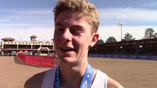 Andrew Bel of Colorado Springs Christian 1st Place Boys 2A Colorado High School State Championships [upl. by Basham]