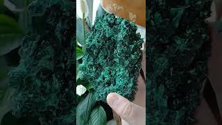 Malachite Is A Secondary Mineral A What Now minerals crystal gems malachite rocks science [upl. by Arracat]