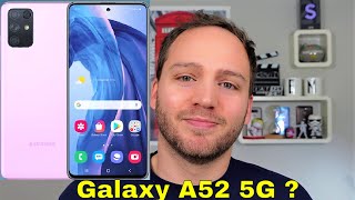 Samsung Galaxy A52 5G sarà il Miglior medio di gamma Samsung del 2021 [upl. by Dibru]