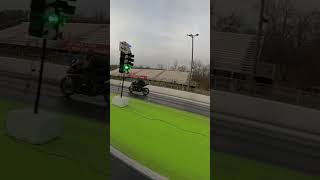 Energica RS gives Wheelie Monster ZX10R a Clean Break in Round 2 at the Drag Strip [upl. by Ginny]