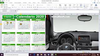 La Mejor Plantilla Calendario Excel 2020 [upl. by Enala]