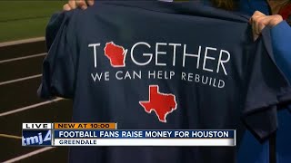 Greendale and Pewaukee come together to raise money for Houston [upl. by Mathias]