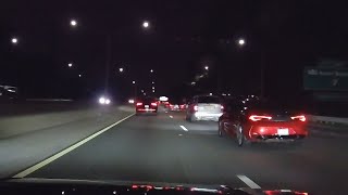 Never Seen Infiniti Q60 Red Sport Move Like That [upl. by Okkin]