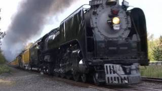 HD UP 844 Steam meets UP 4189 Diesel [upl. by Nodnarg442]