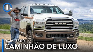 RAM 3500 COMO É A PICAPE COM MOTOR DE CAMINHÃO E JEITO DE CARRO DE LUXO [upl. by Hacissej]