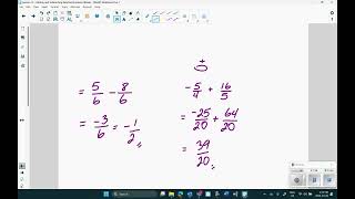 Lesson 22 Adding and Subtracting Rational Numbers Video Lesson [upl. by Annnora]