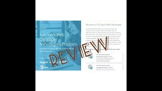 Reviews Udacitys Full Stack Web Developer Nanodegree Course [upl. by Conney]