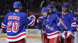 Artemi Panarin converts on power play for first goal as a Ranger [upl. by Davin]