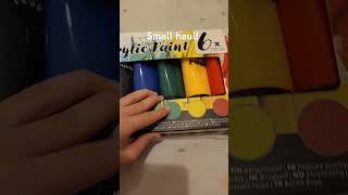 Small haul artsupplies canvas makemefamous [upl. by Ymas]