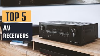 Best AV Receivers 2024  Top 5 Picks [upl. by Ullyot]