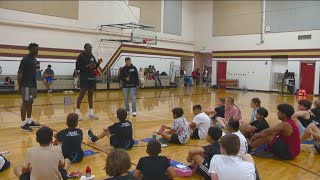 Built 4 This basketball camp highlights mental health awareness [upl. by Asreht831]