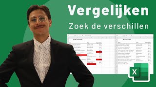 Vergelijken van twee lijsten in Excel [upl. by Thelma983]