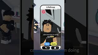 ROBLOX SNAPCHAT TROLLING PART 20😭👻 funny robloxmemes meme viral roblox [upl. by Kcor]