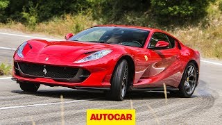 Ferrari 812 Superfast review  New 800hp supercar tested  Autocar [upl. by Rramahs761]