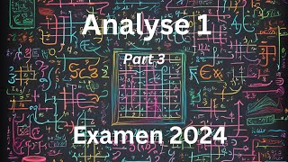 Analyse 1 Examen de 2024 corrige  part 3 [upl. by Hurd303]