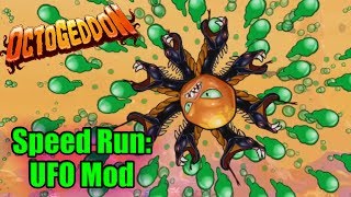 Octogeddon  Mega Black Mamba UFO Mod  Full Game Speedrun [upl. by Nickelsen]