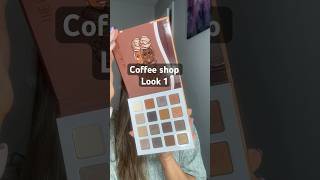 Look 1 with juvias place coffee shop juviasplacepalette eyeshadowtutorial [upl. by Brechtel]