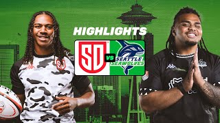 HIGHLIGHTS  Seattle vs San Diego [upl. by Nevi]