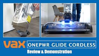 Vax ONEPWR Glide Cordless Hard Floor Cleaner Review amp Demonstration [upl. by Olnek]