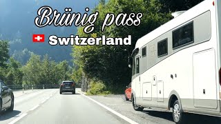 The Brünigpass Switzerland driving by car [upl. by Vaasta]