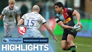 Harlequins v Gloucester  HIGHLIGHTS  Nine Tries Scored in Rout  Gallagher Premiership 202021 [upl. by Venu]