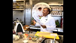 Karibuni Jikoni Cook and Talk show hosted by Carol Waithira Mühlenbrock a Kenyan Chef in Germany [upl. by Ellenwahs]