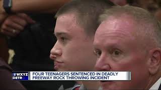 4 teens sentenced to prison in fatal I75 rock throwing prank from 2017 [upl. by Eolcin]