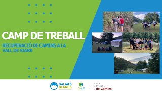 CAMP DE TREBALL Recuperació de camins a la Vall de Siarb 2024 [upl. by Korrie527]